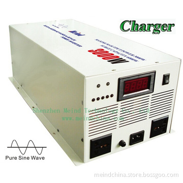 High Quality Pure Sine Wave Built-in Charger Digital Display DC to AC Sufficient 3000W Power Inverter